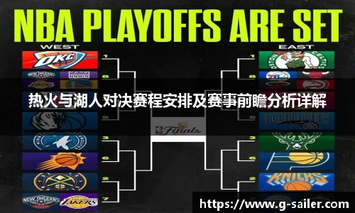 小艾电竞热火与湖人对决赛程安排及赛事前瞻分析详解